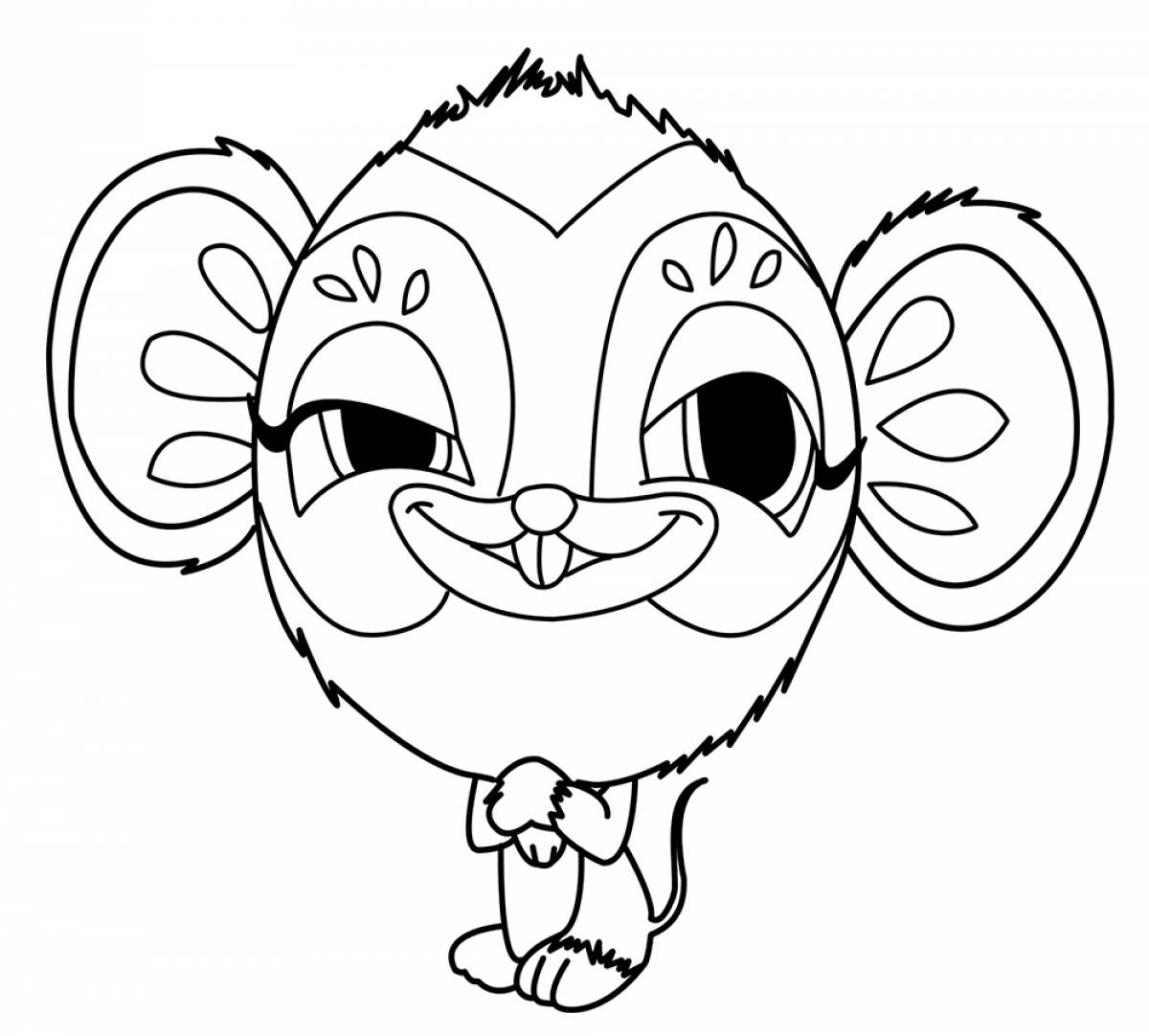 Zooble coloring page