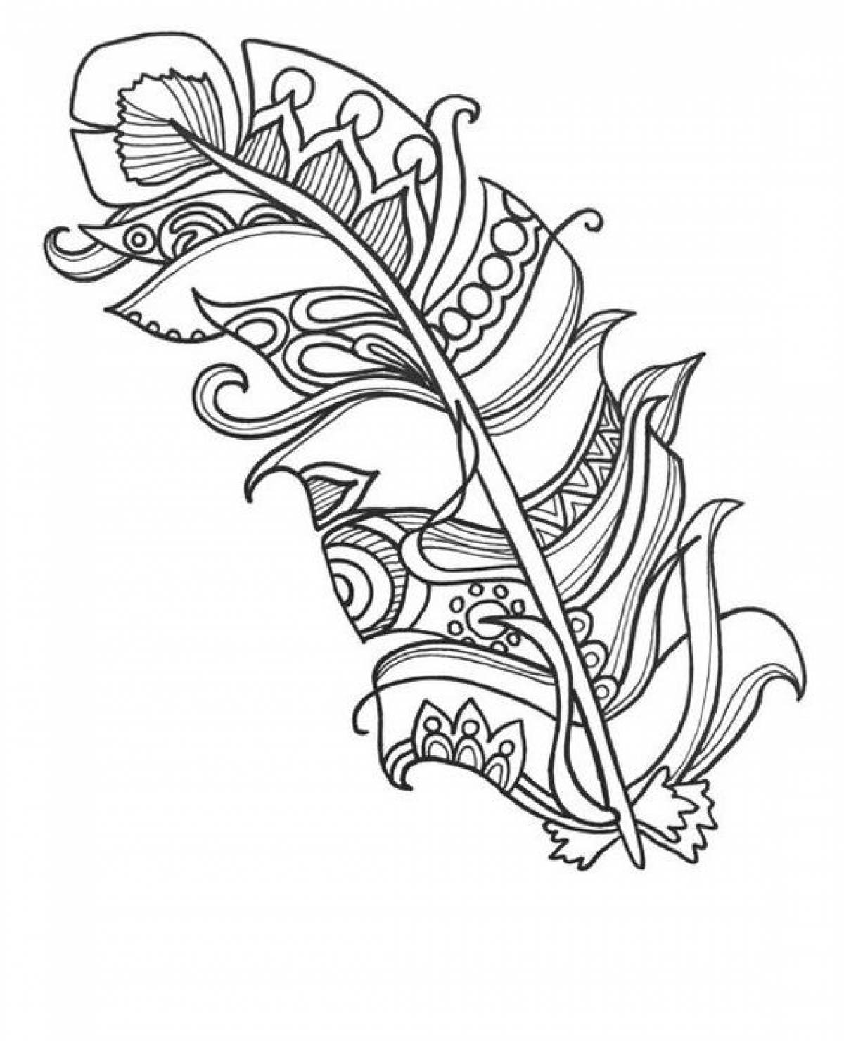 Antistress coloring page