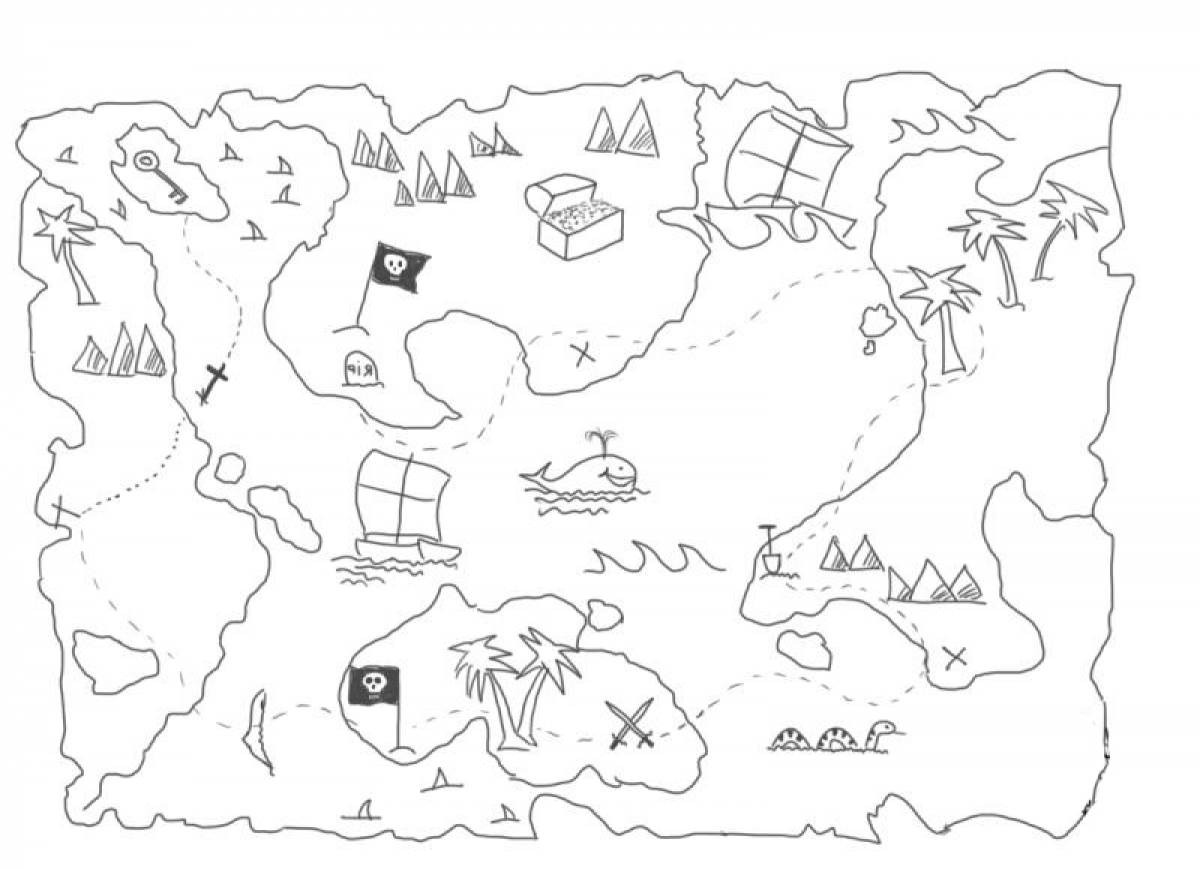 Нарисованная карта