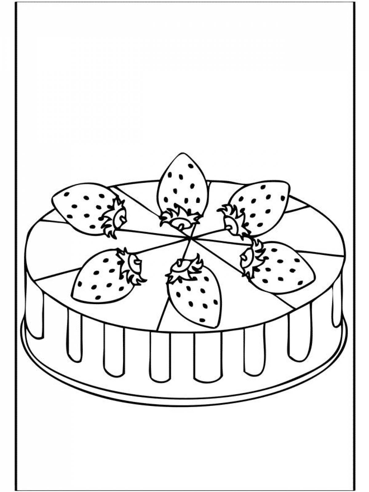 Торт с клубничкой