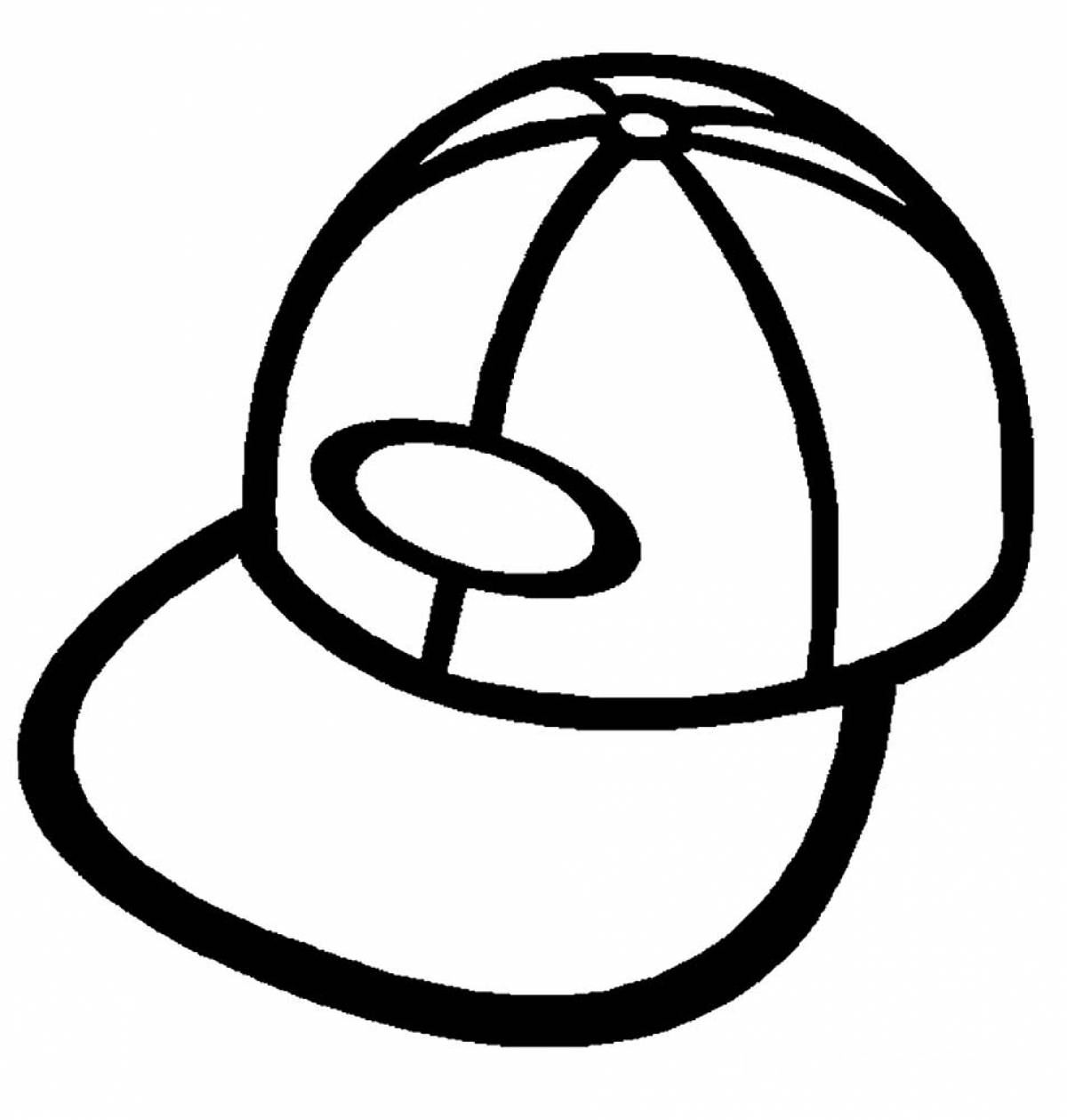Cap with a wide visor