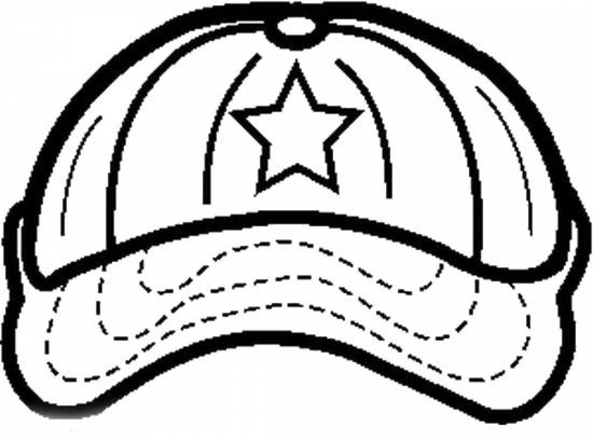 Cap with a star
