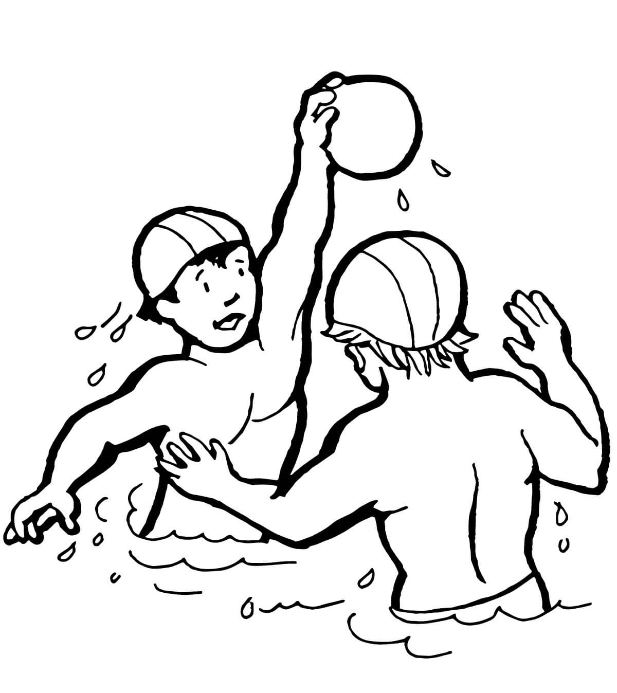 Water polo swimming