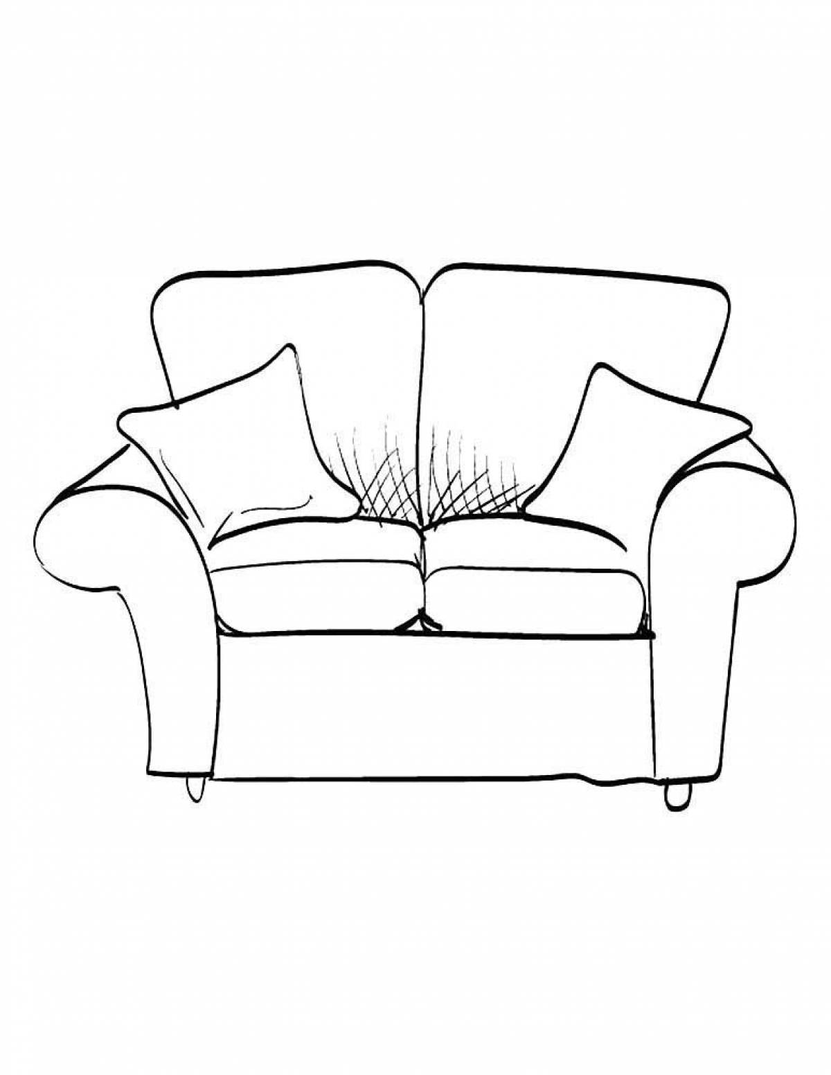 Рисунок диван