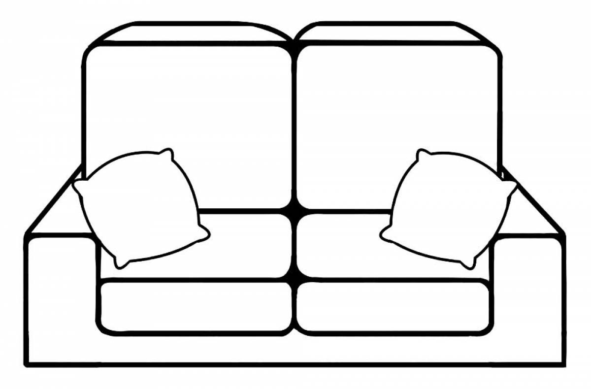 Квадратный диван