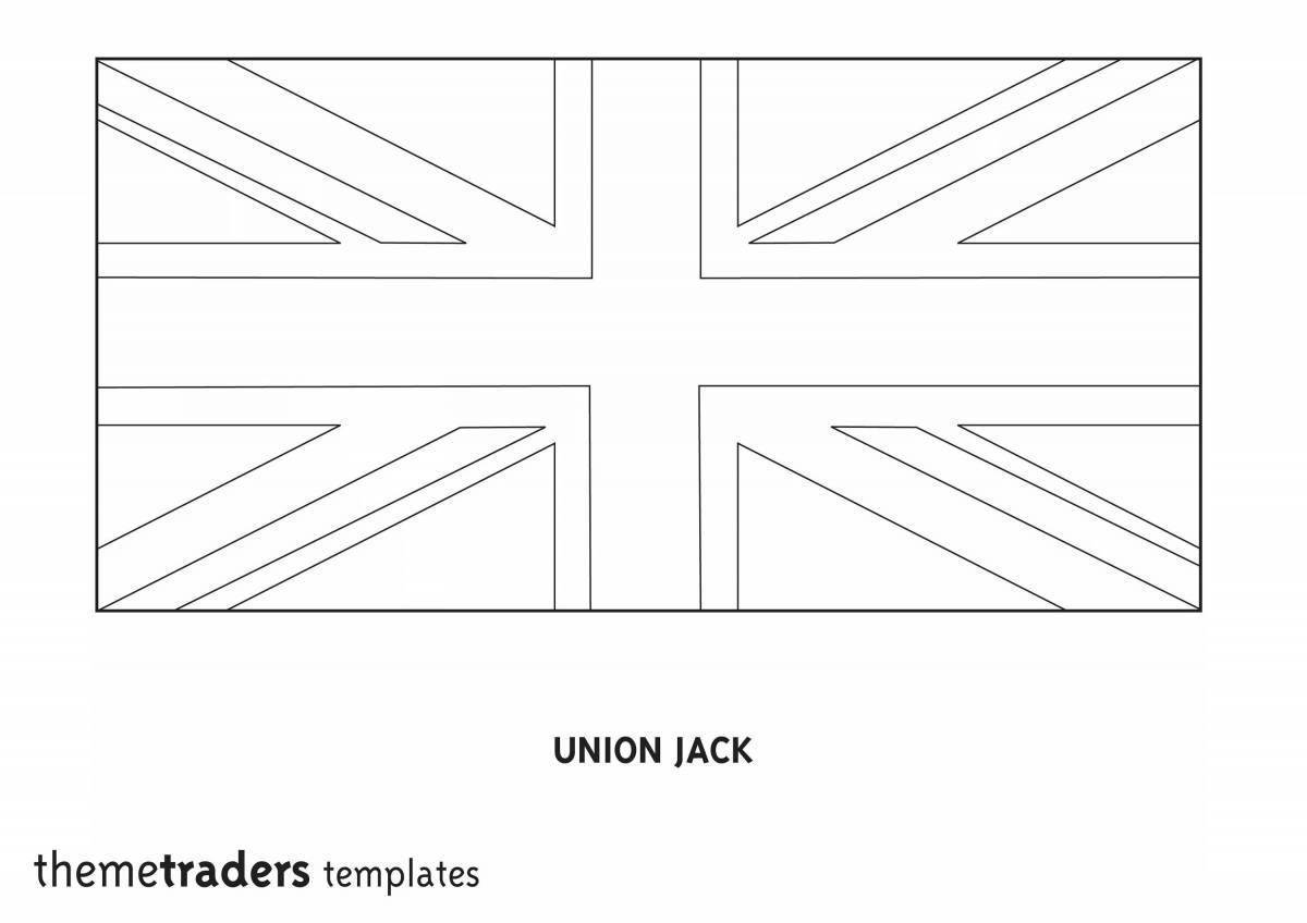 Как нарисовать флаг английский флаг