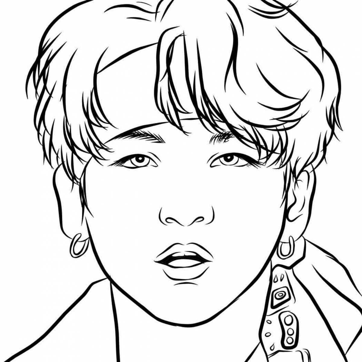 Bts fun coloring game