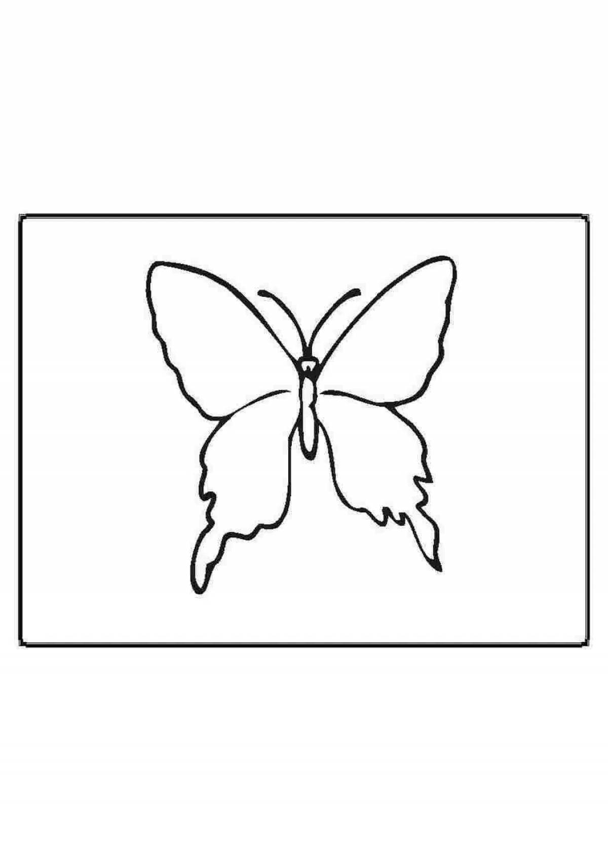Fairy butterfly coloring book