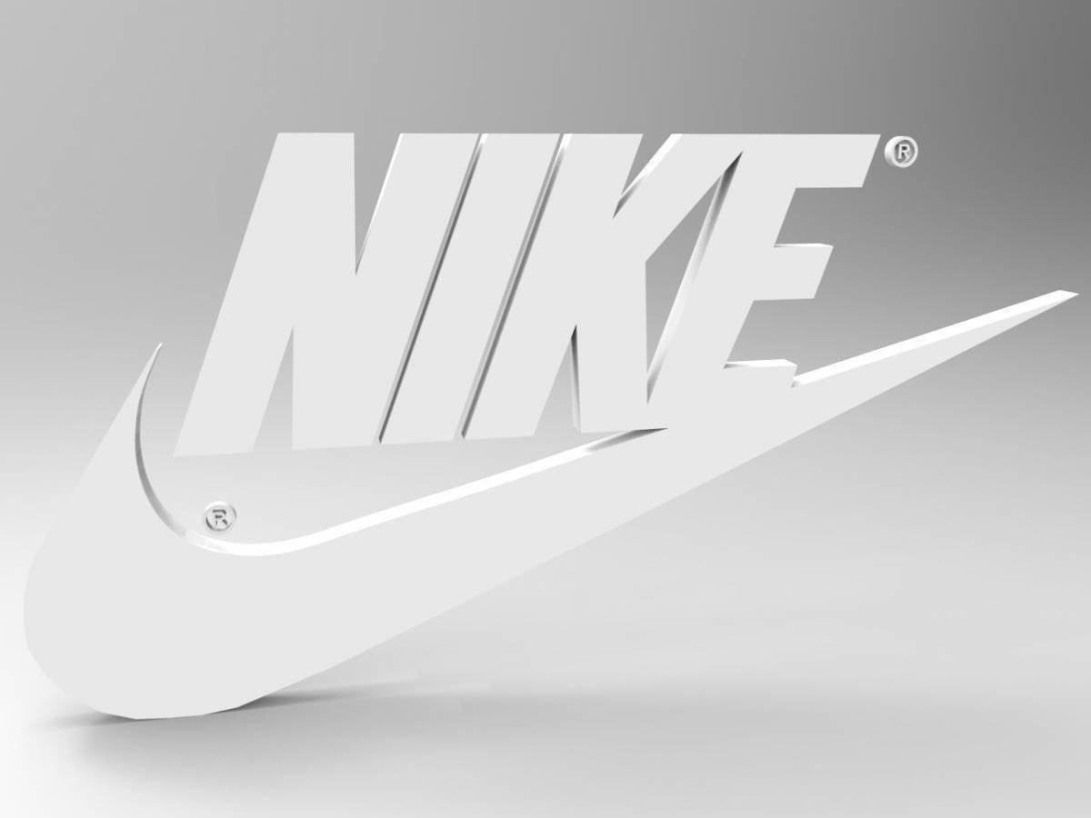 Gorgeous coloring with nike logo