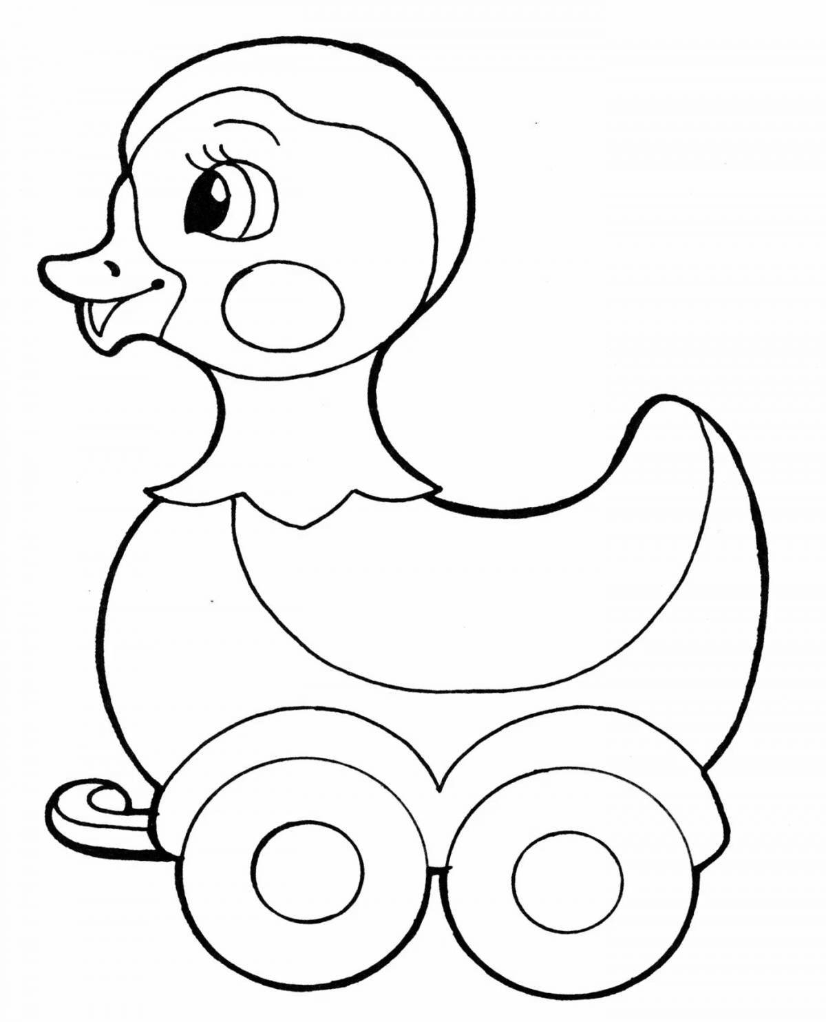 Coloring duck