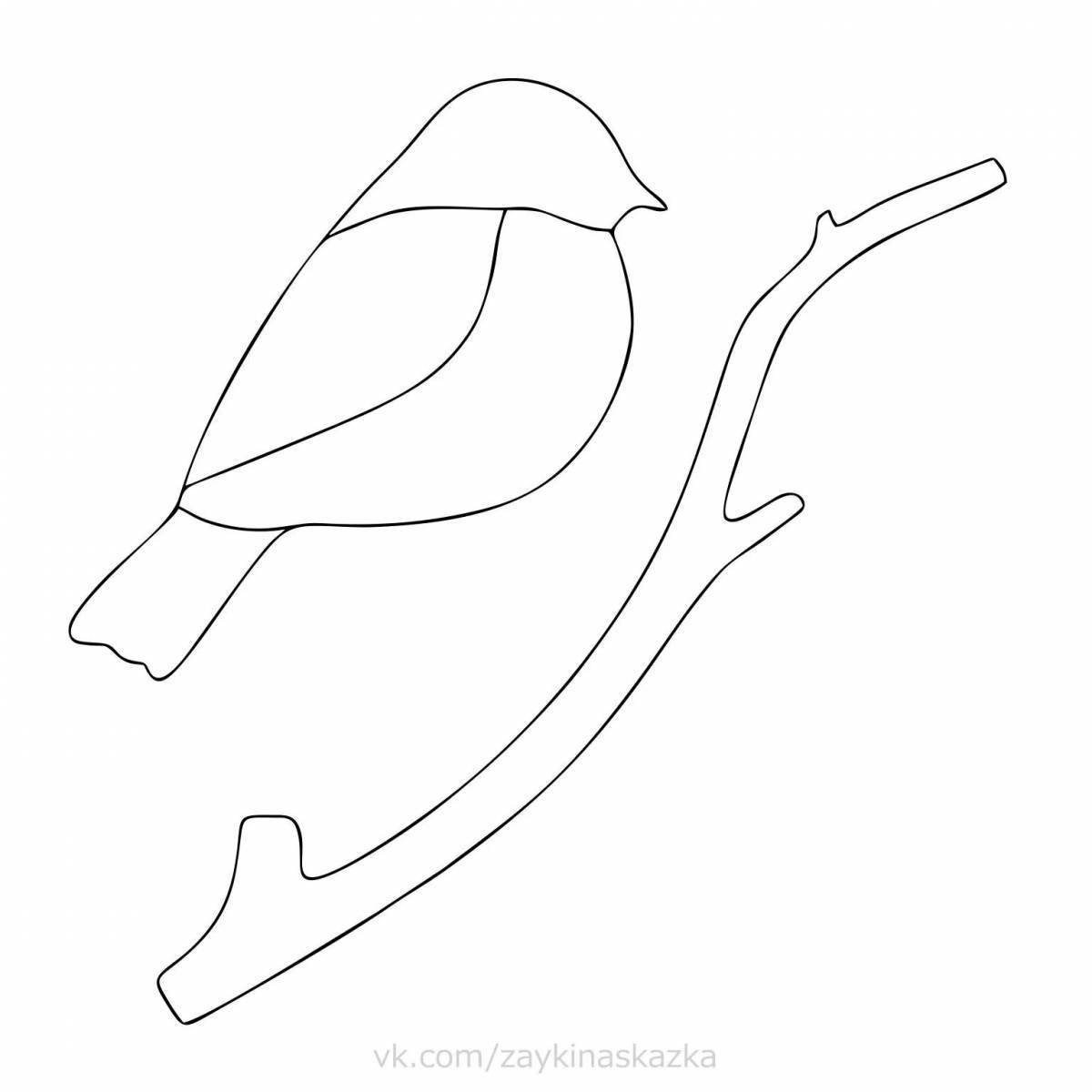 Violent plastic bullfinch