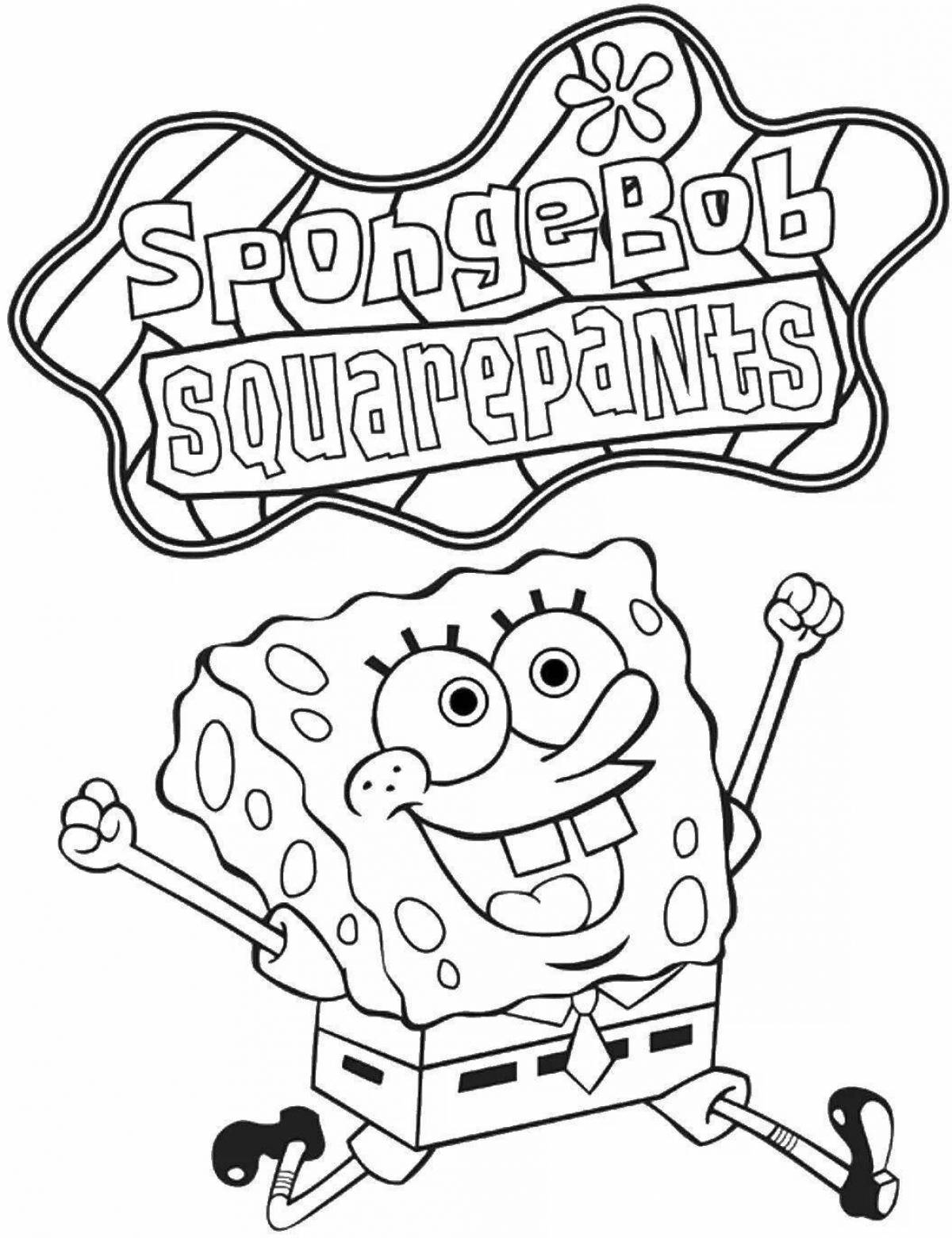 Spongebob amazing coloring book