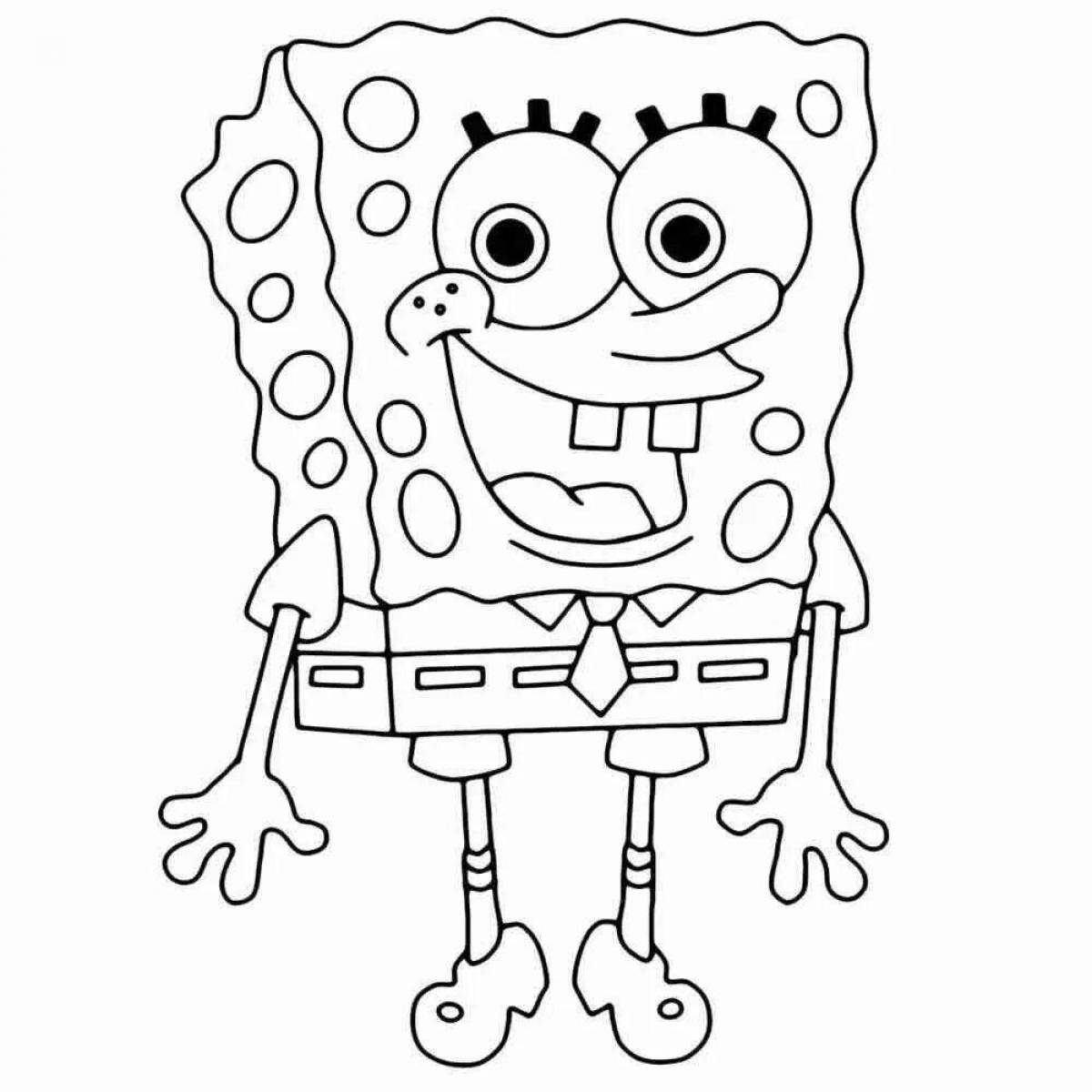 Spongebob shine coloring book