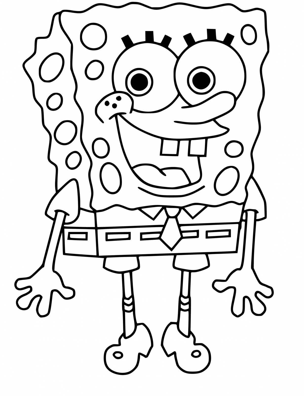 Spongebob dazzling coloring book