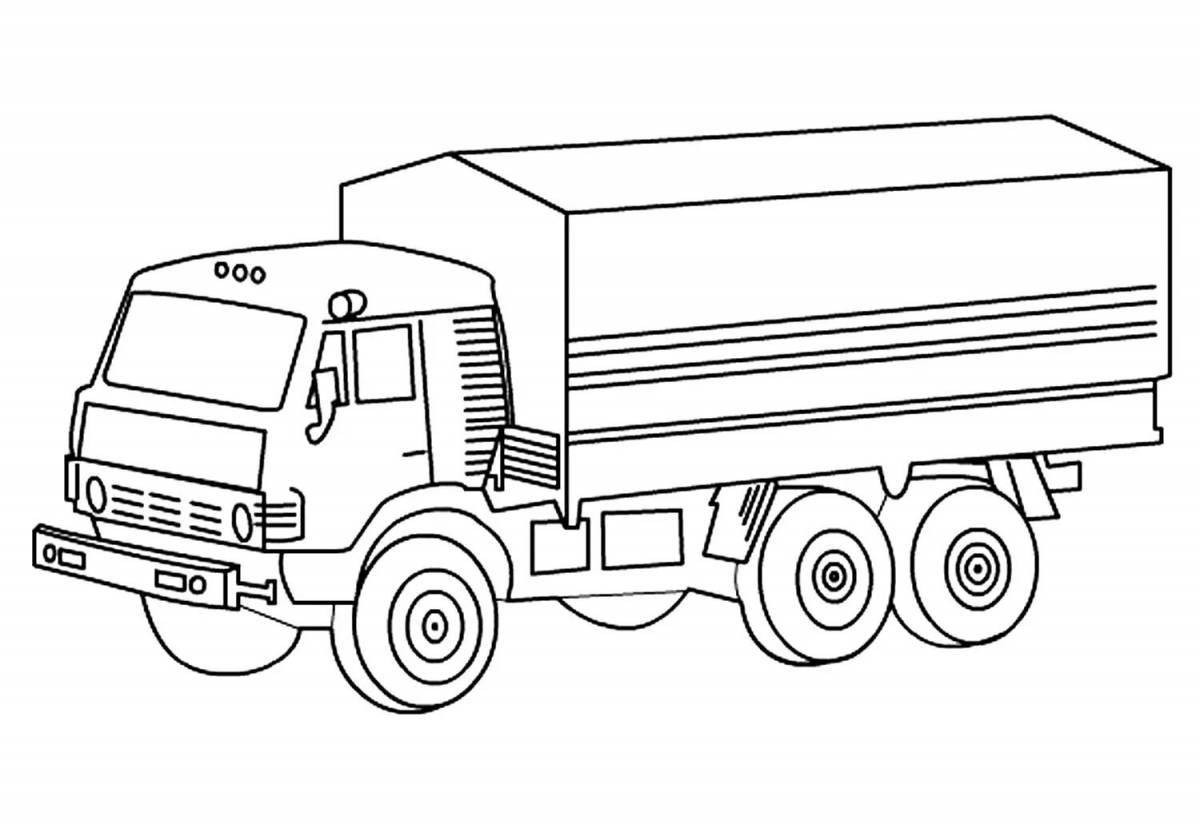 Attractive Mail Machine Coloring Page