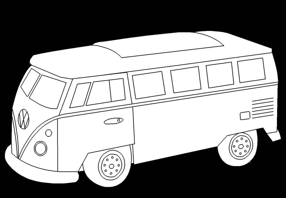 Fairy mail car coloring page