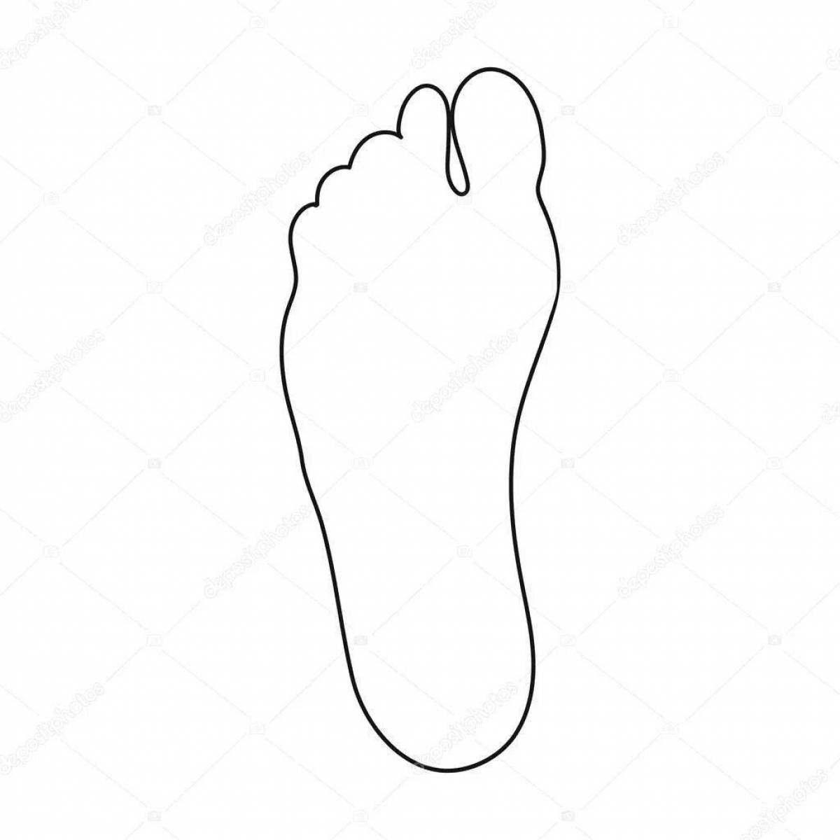 Coloring fairy right leg