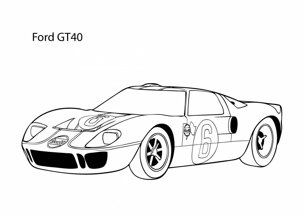 Great lotus machine coloring page