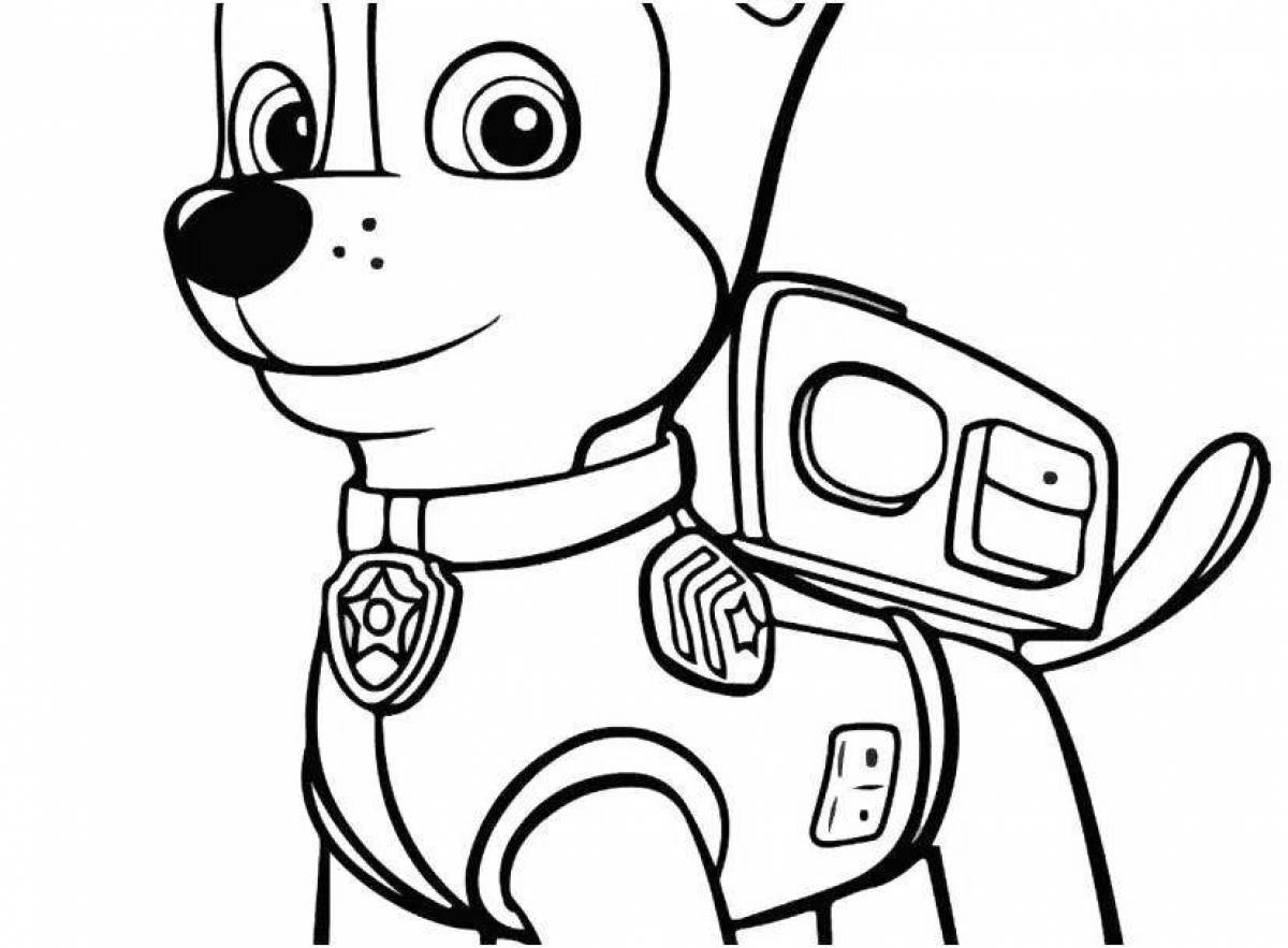 Coloring page fascinating racer