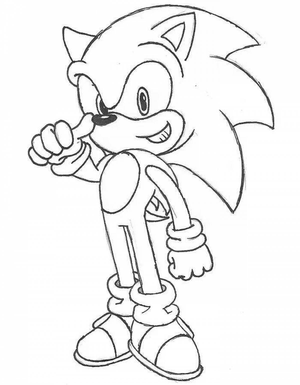 Tempting coloring sonic boom