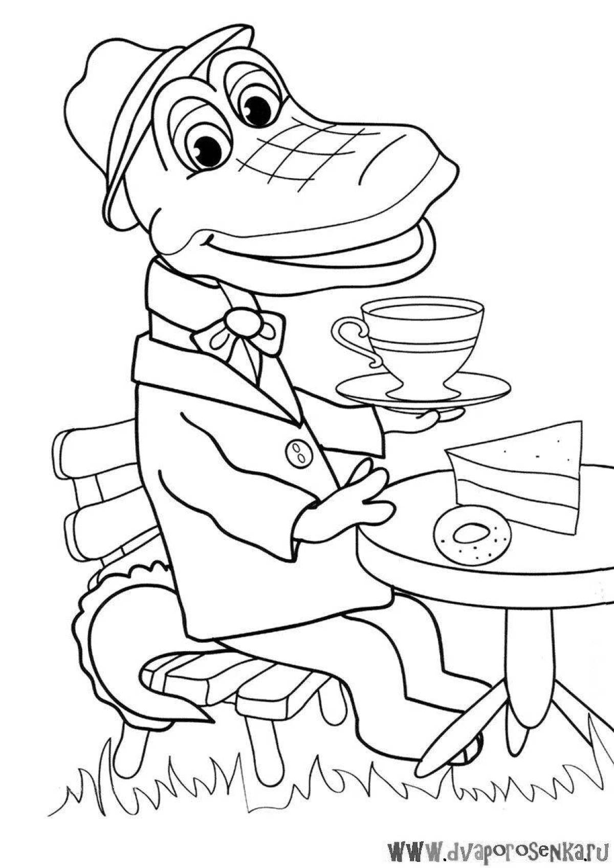 Delightful cheburashka and gena the crocodile