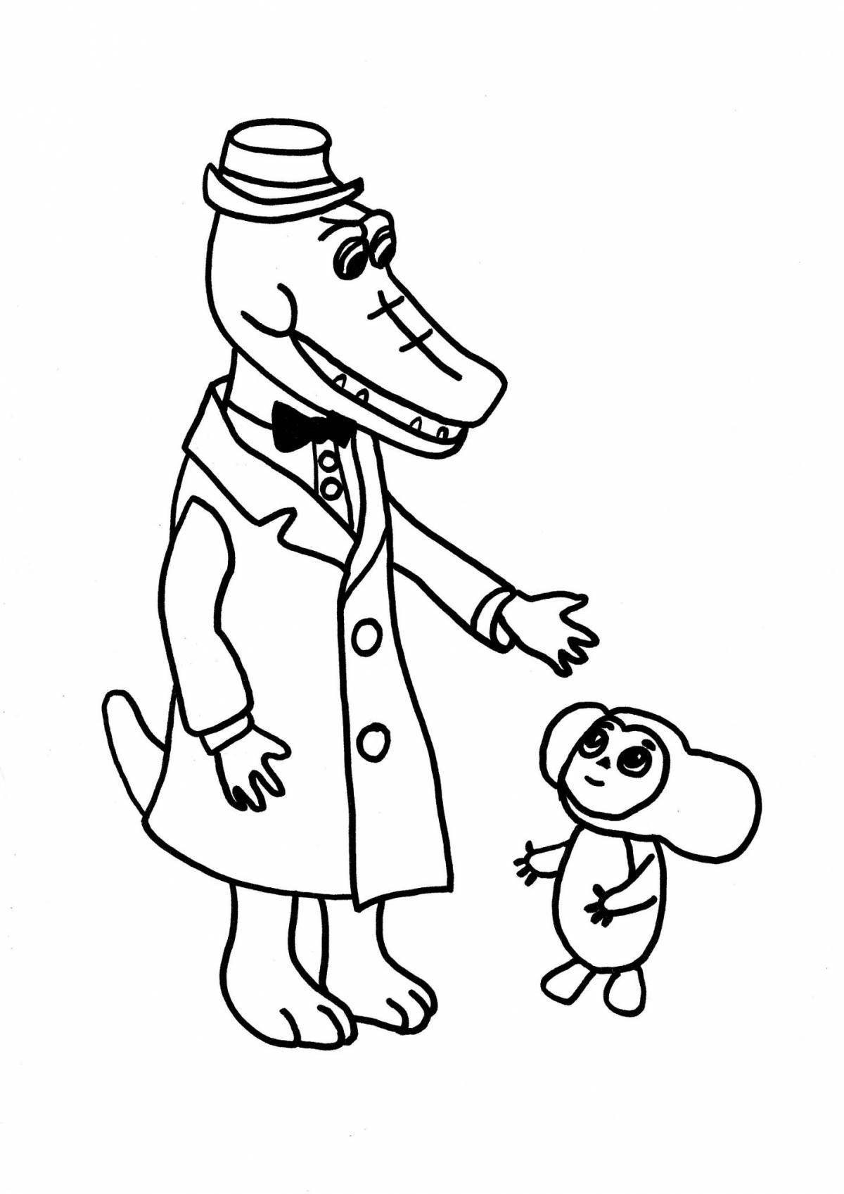 Zany cheburashka and crocodile gene