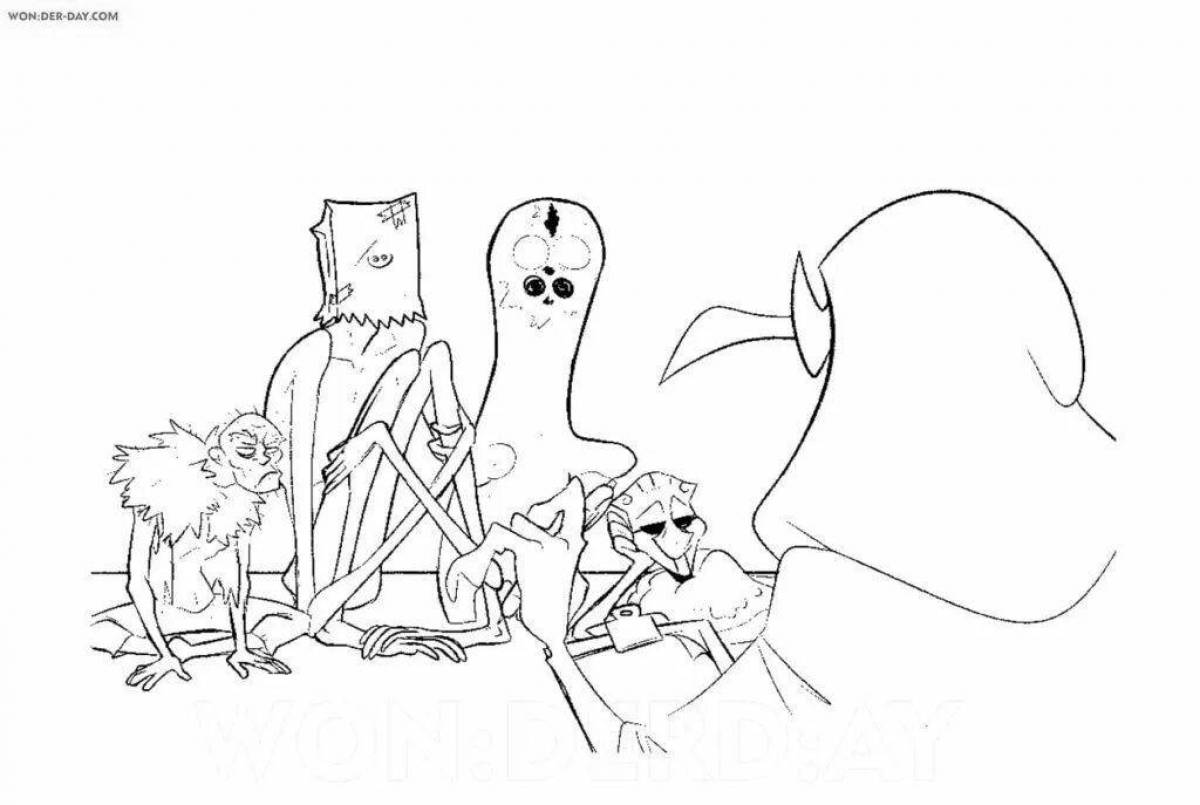 Beautiful coloring humble