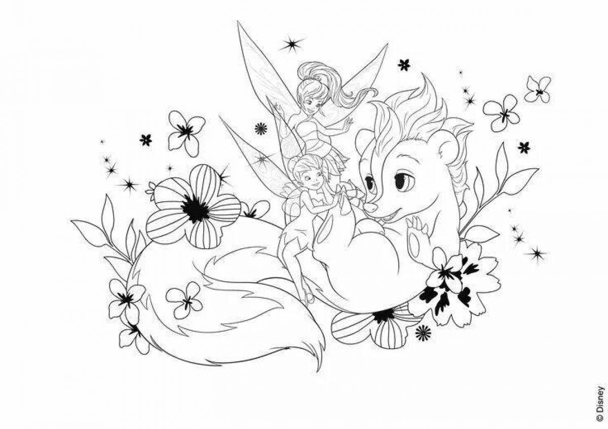 Charming magic coloring book