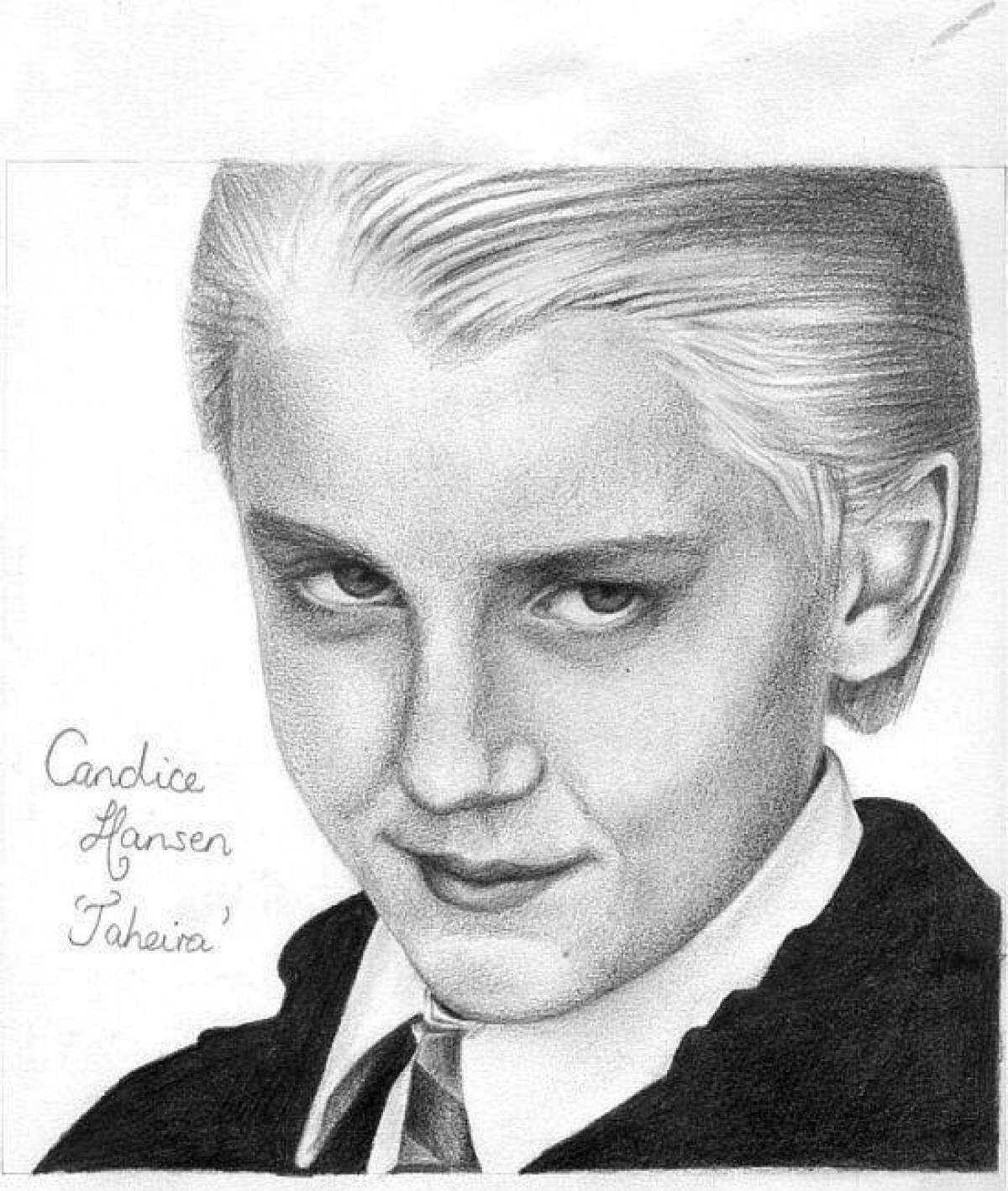 Draco Malfoy's fancy coloring book