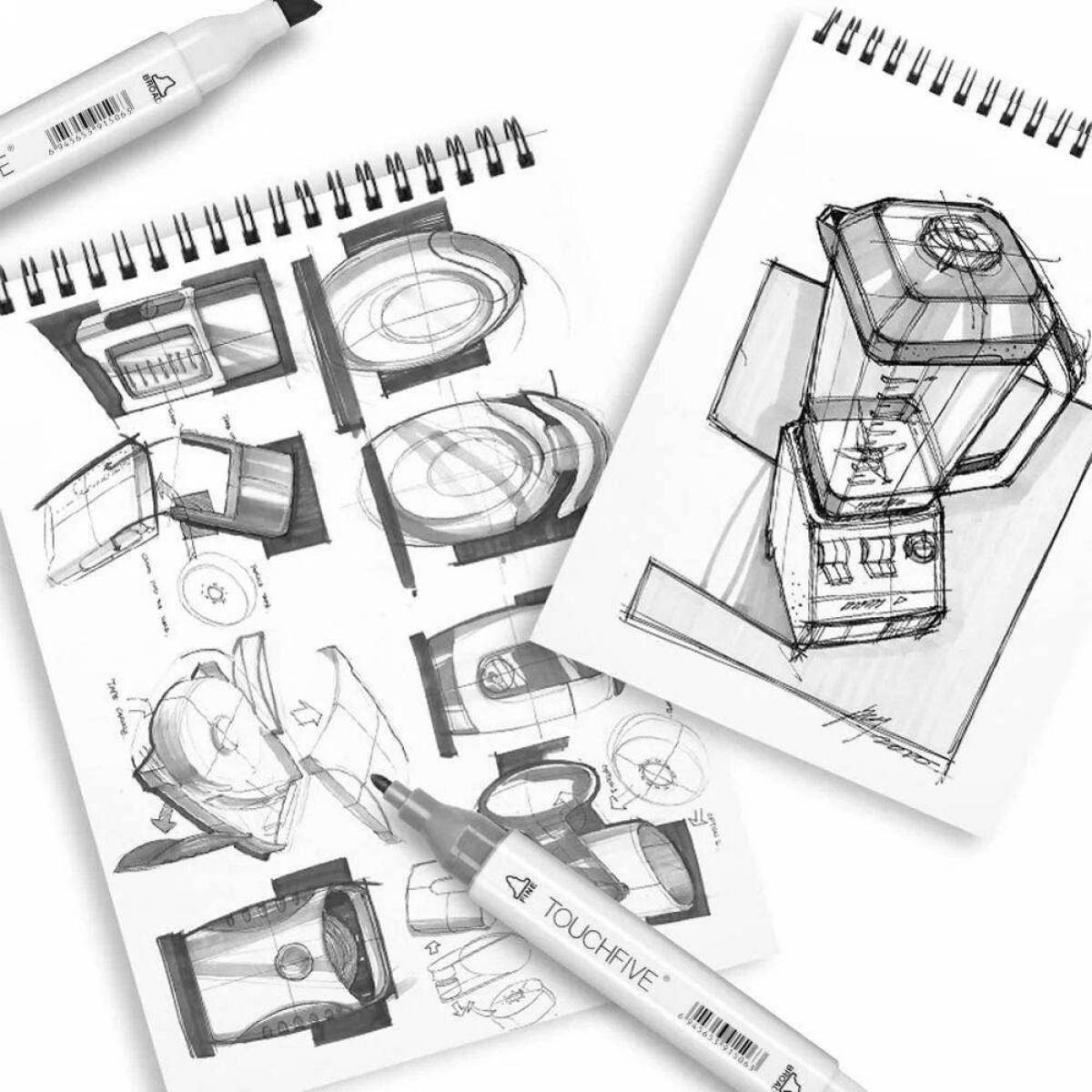 For sketch markers #8