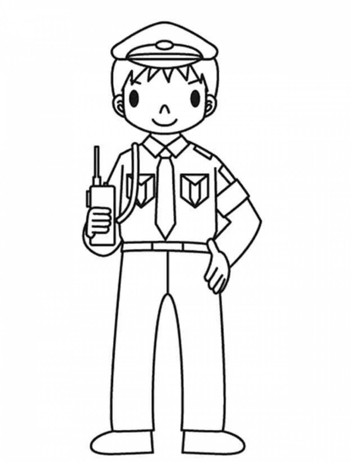 Colorful job coloring pages for job seekers