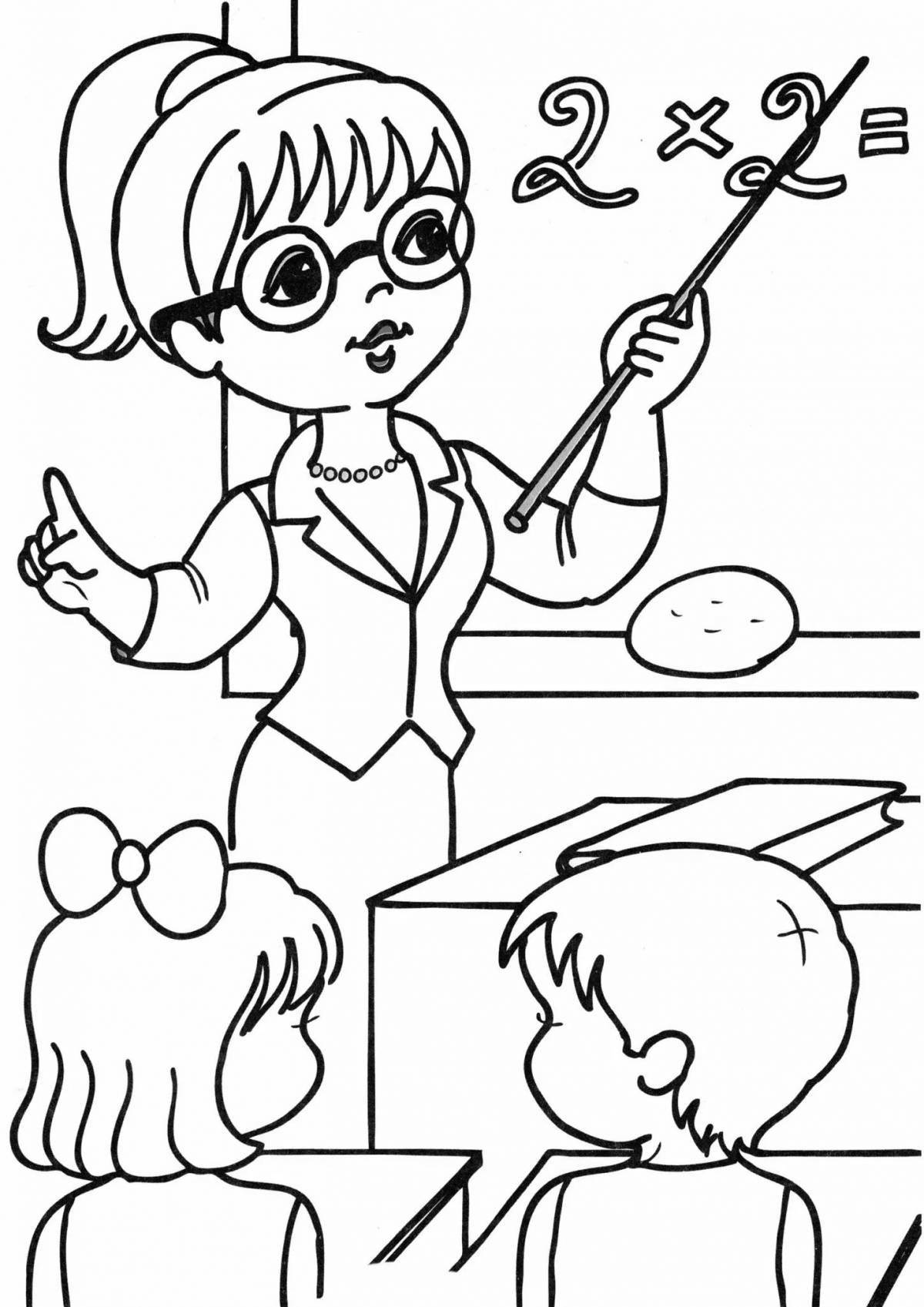 Photo Colorful job coloring pages for dreamers