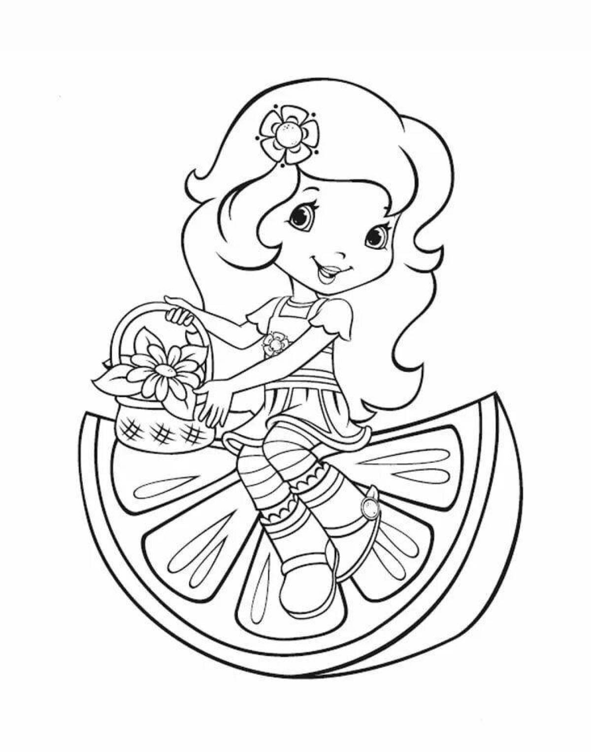 Live coloring for girls 5-7 years old