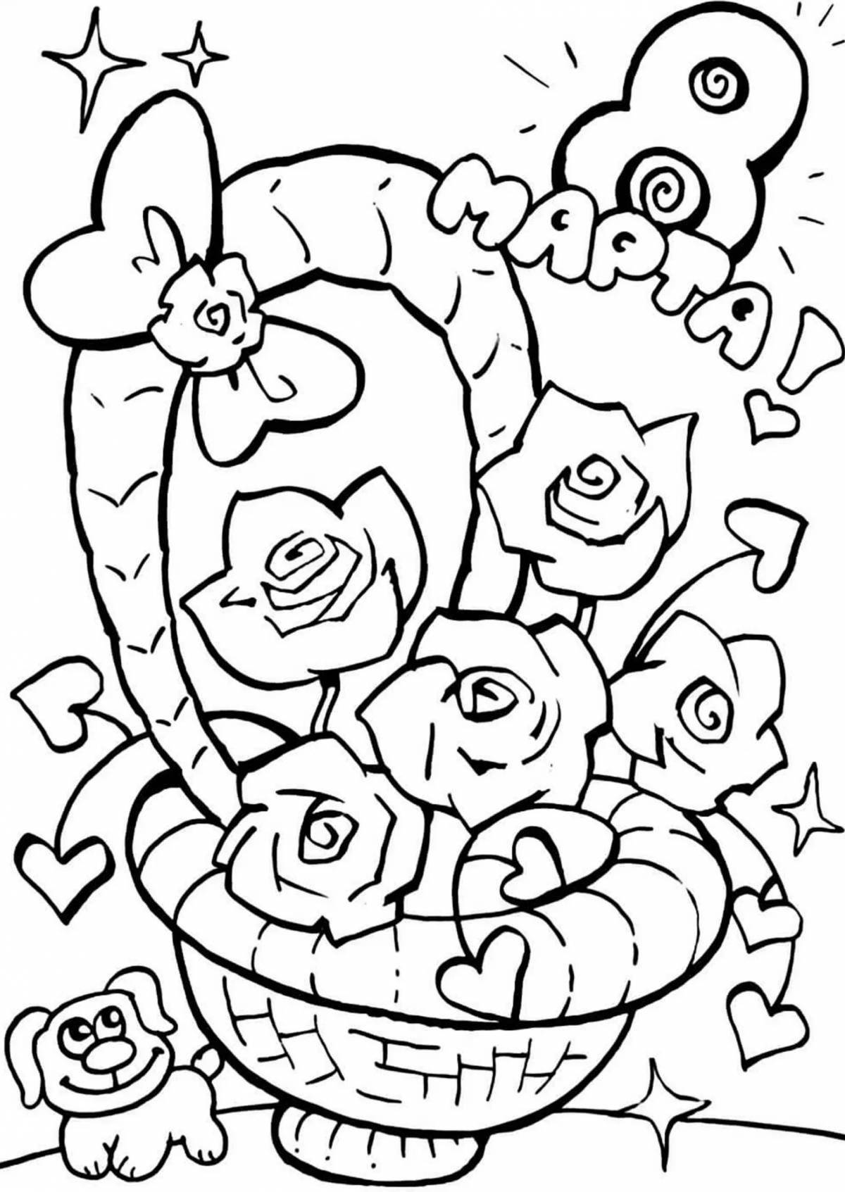 Fun coloring March 8