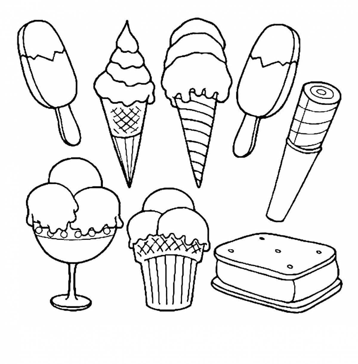 Yummy coloring pages