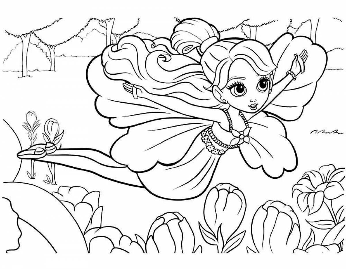 Creative coloring book for children 5-7 years old