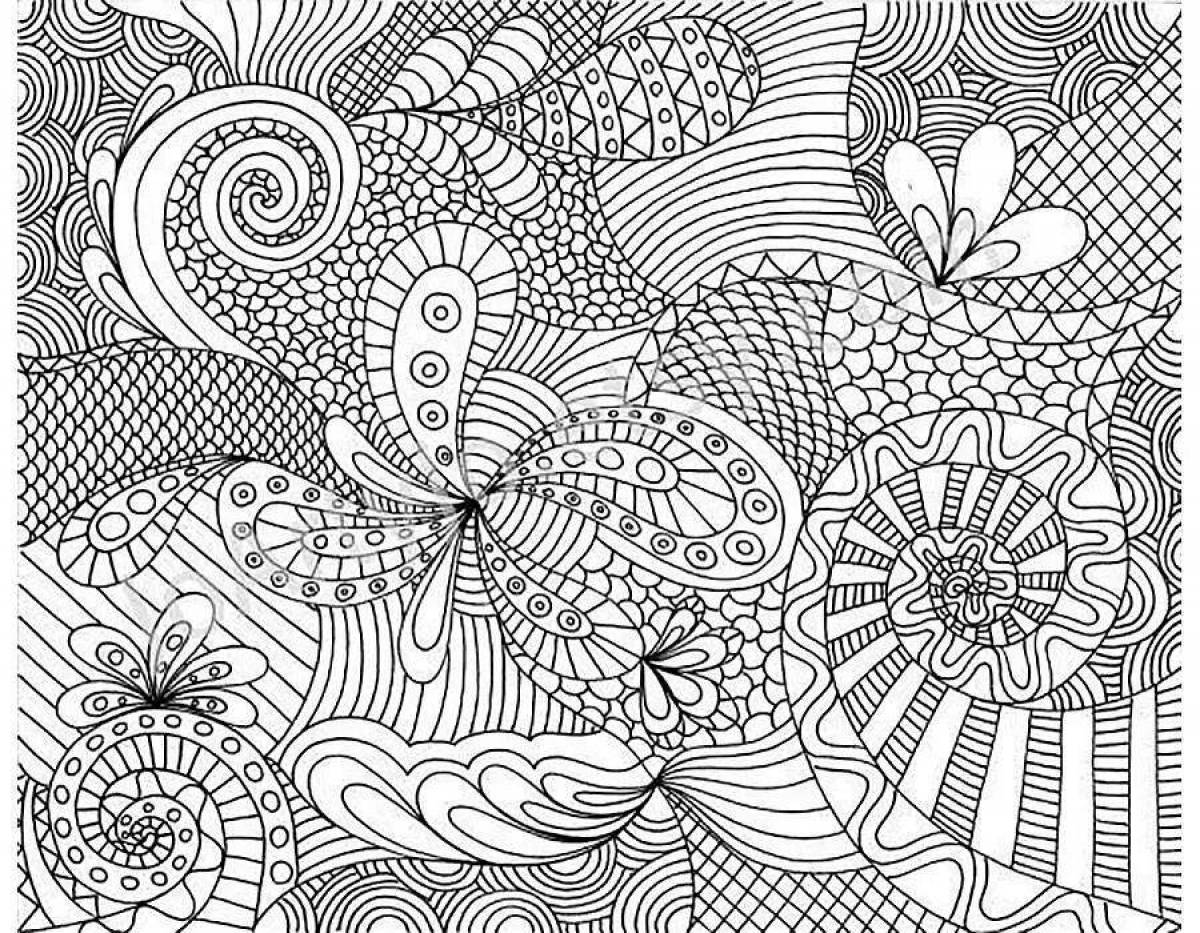 Soothing coloring book for all adults antistress
