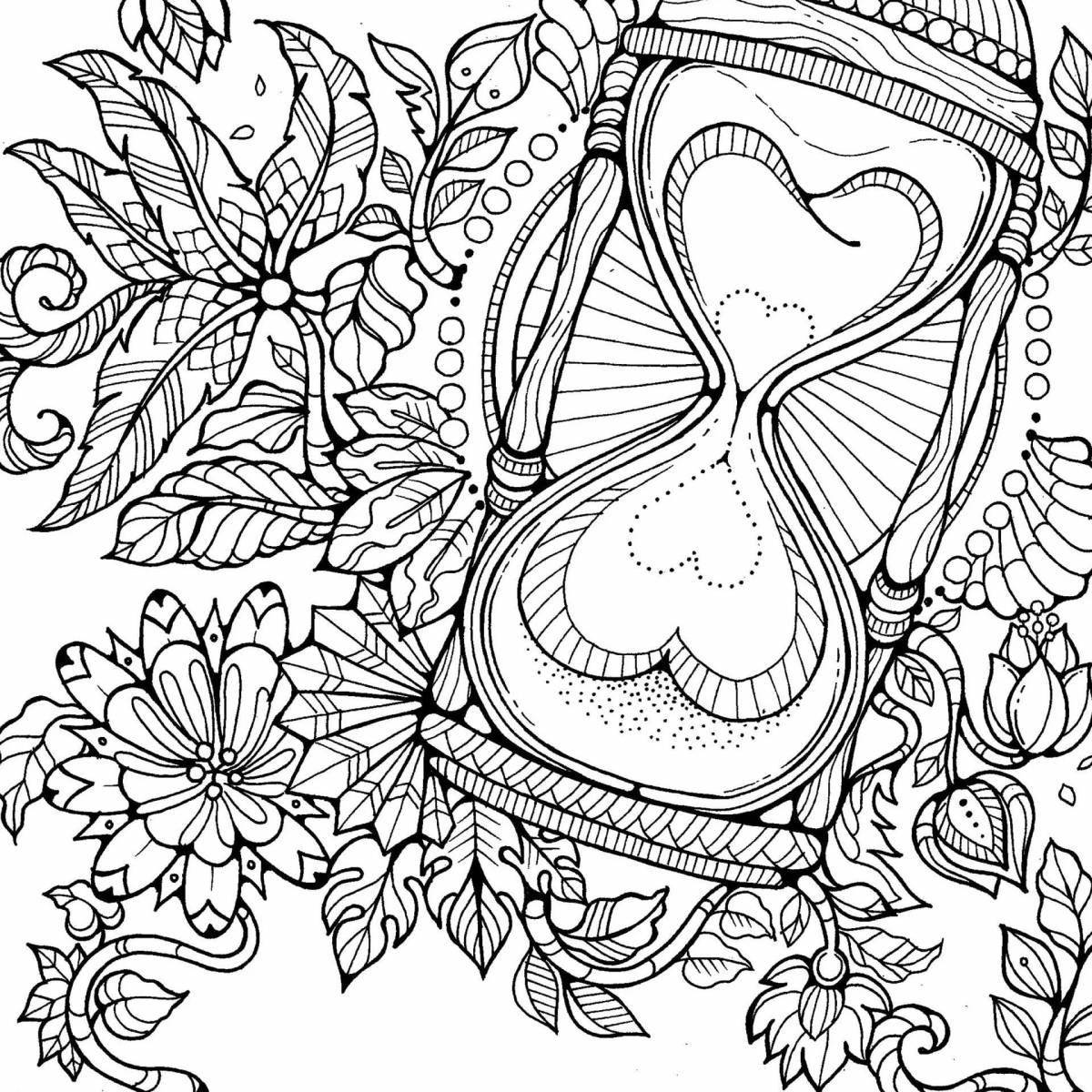 Harmonious coloring for all adults antistress