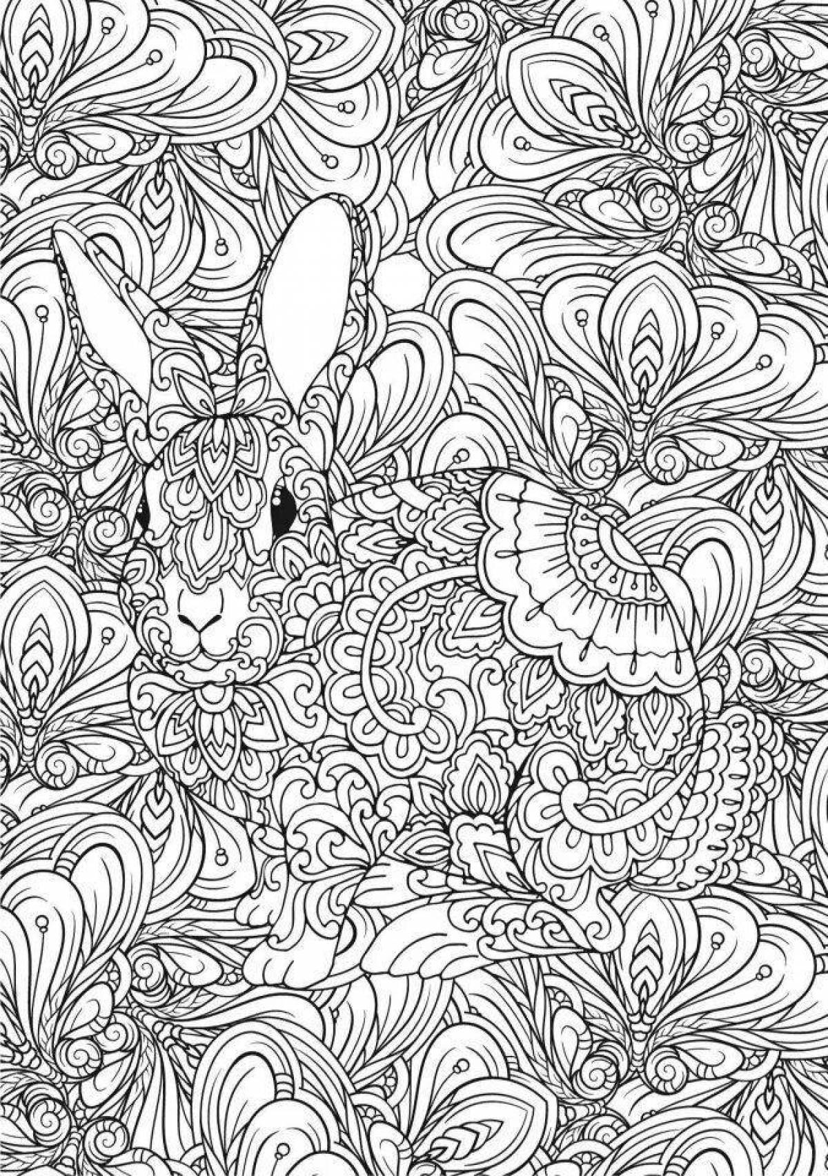 Fascinating coloring book for all adults antistress