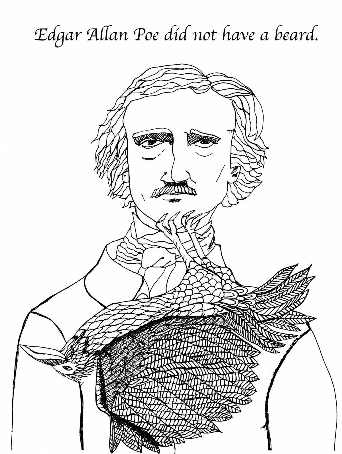 Edgar's animated coloring page