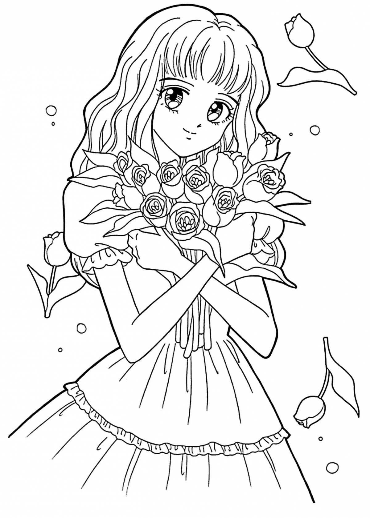 Colorific coloring page 8-9 years for girls