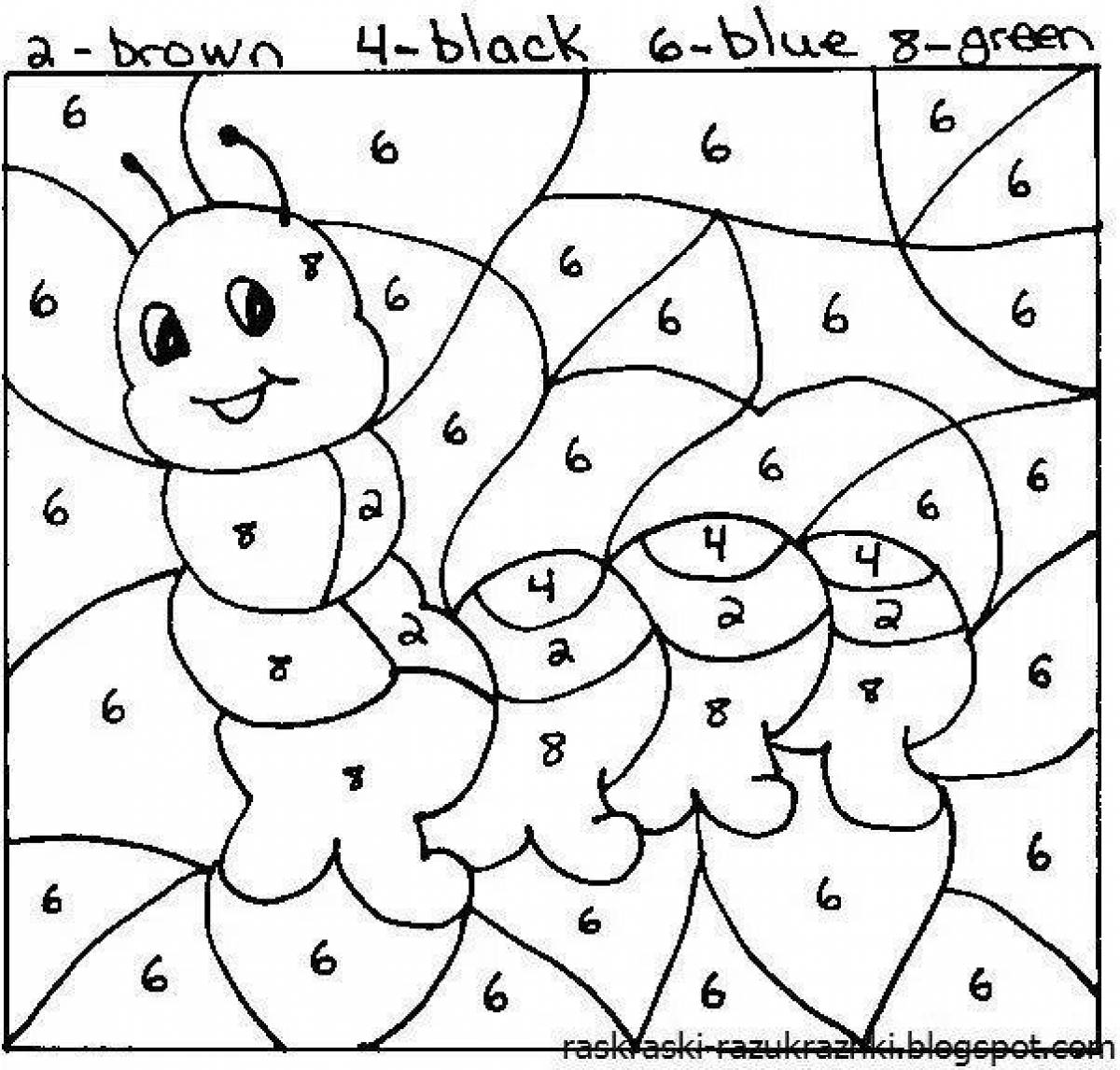 By numbers for children 4 5 years old #9