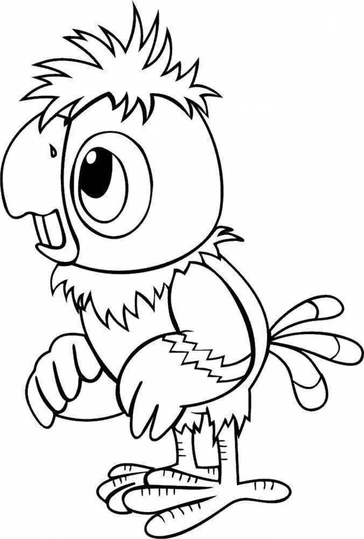 Comforting coloring page cache