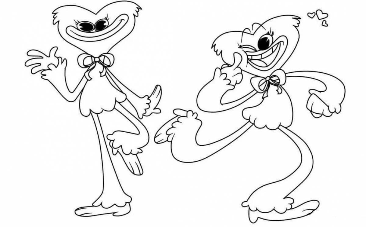 Happy hagi wag coloring game