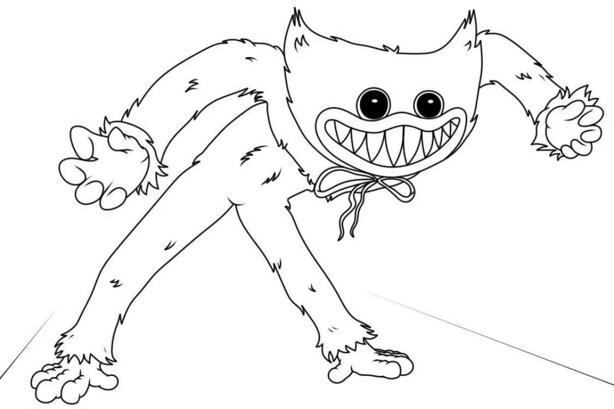 Coloring magical hagi wag game