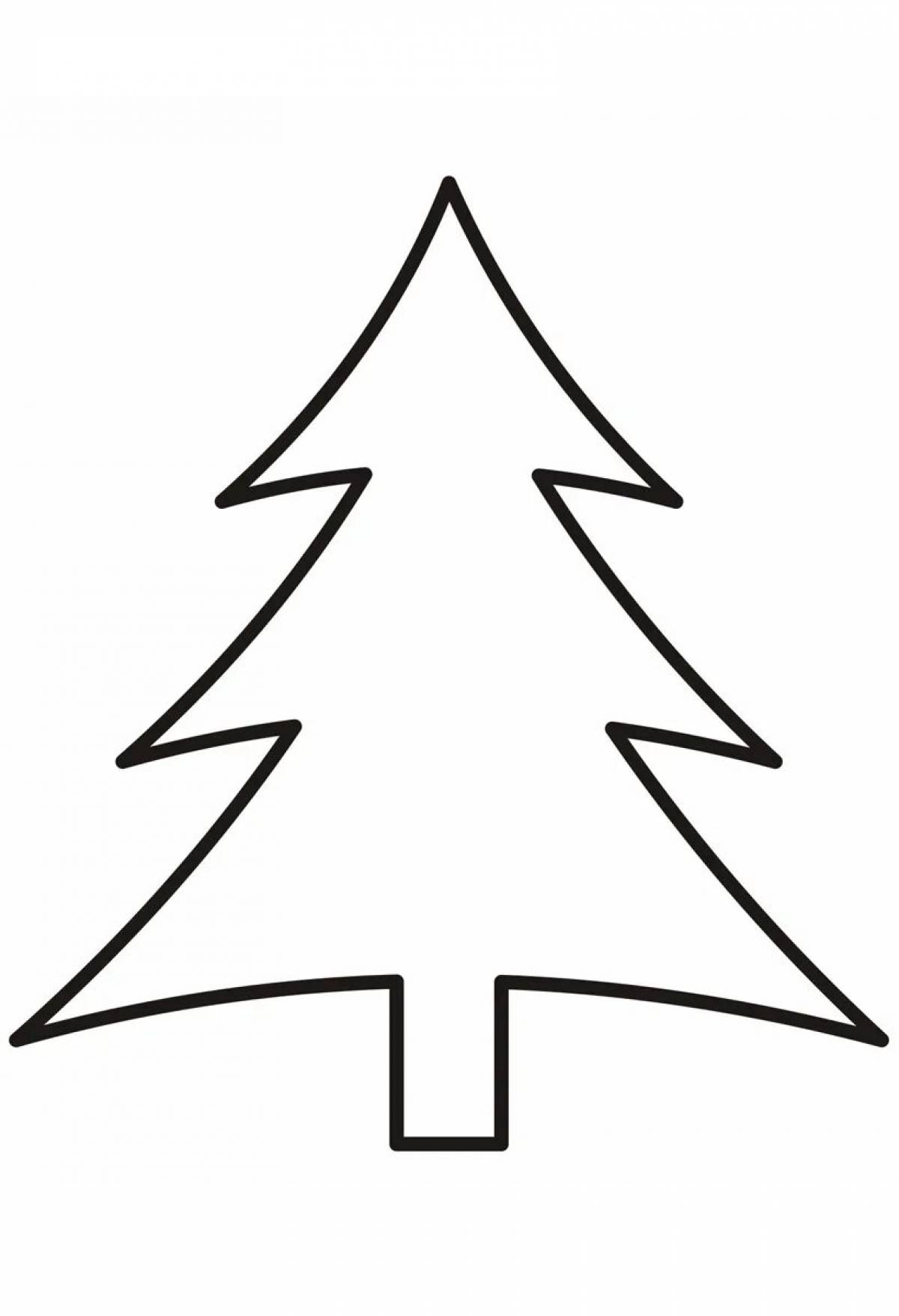 Shining Christmas tree for children