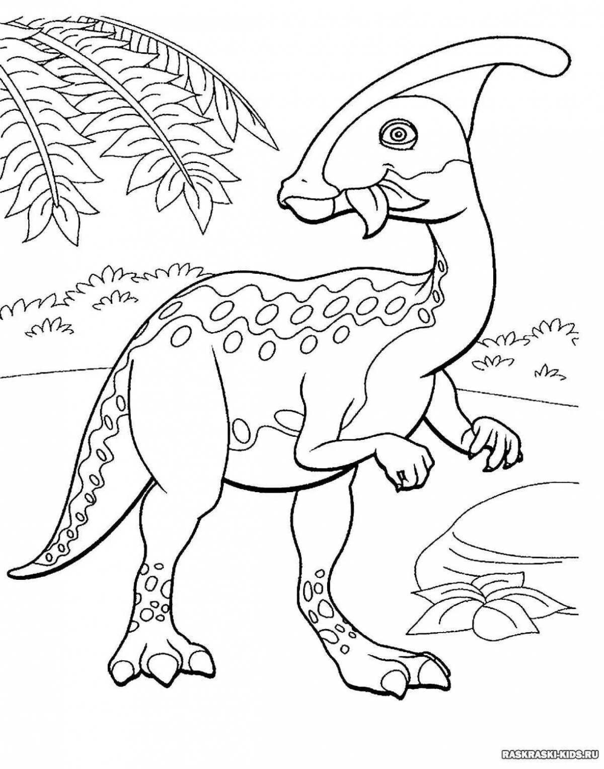 Великолепная раскраска динозавров