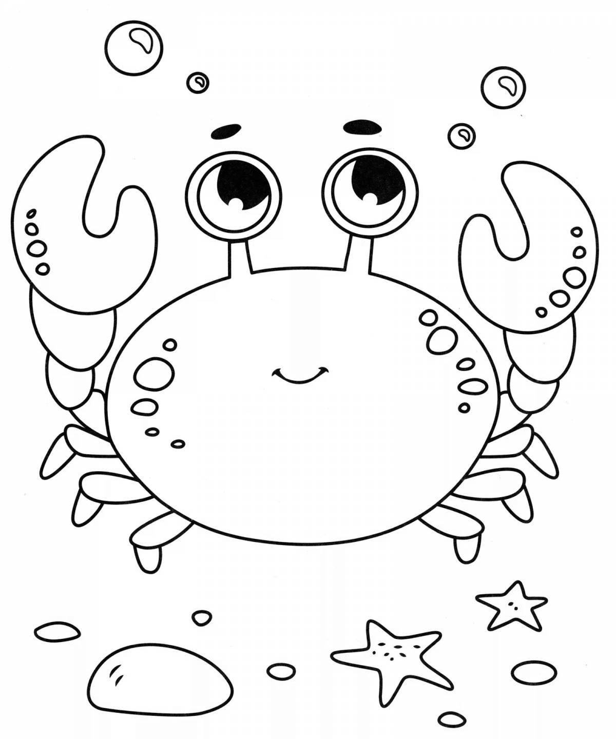 Coloring fairy crab