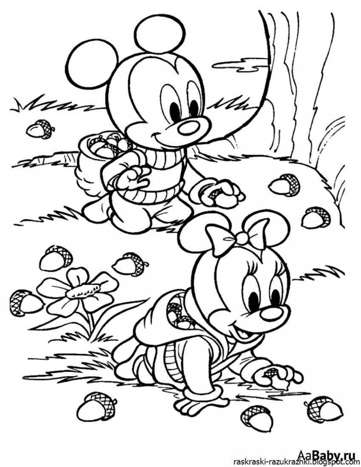 Joyful coloring pdf for the little ones
