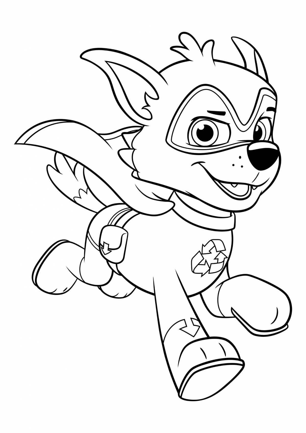 Wave coloring mega puppies